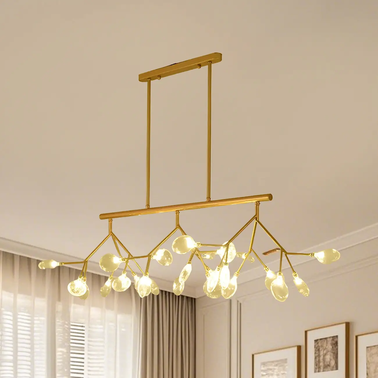 Modern Glass Branch Multi-Light Pendant Lights Image - 5 | homeyfad