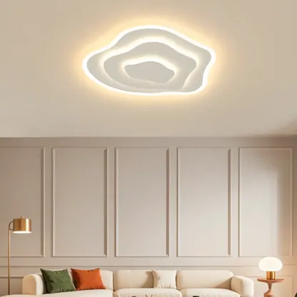 Simple Style Flush Mount Ceiling Light ,3 Color Temperature Image - 2