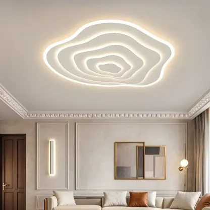 Simple Style Flush Mount Ceiling Light ,3 Color Temperature Image - 13