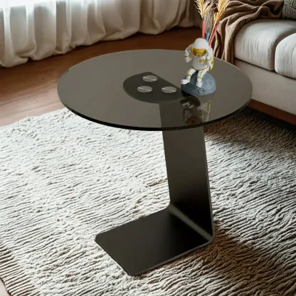 Marble Round Nesting Coffee Table Set with Modern Design   Image - 2