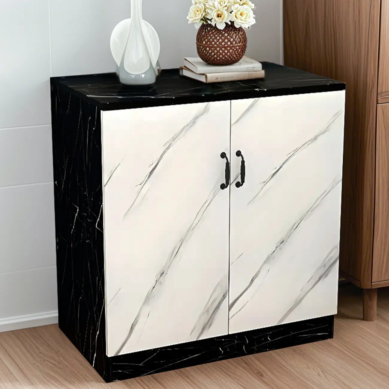 Modern Manufactured Wood Kitchen Cabinet , Free Standing Image - 2 | homeyfad