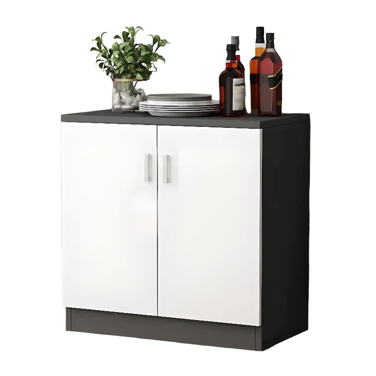 Modern Manufactured Wood Kitchen Cabinet , Free Standing Image - 4 | homeyfad