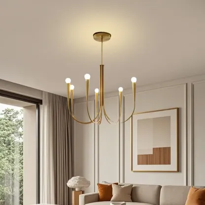 Mid-Century Branch Ceiling Chandelier with Adjustable Height Image - 3