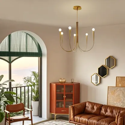 Mid-Century Branch Ceiling Chandelier with Adjustable Height Image - 4