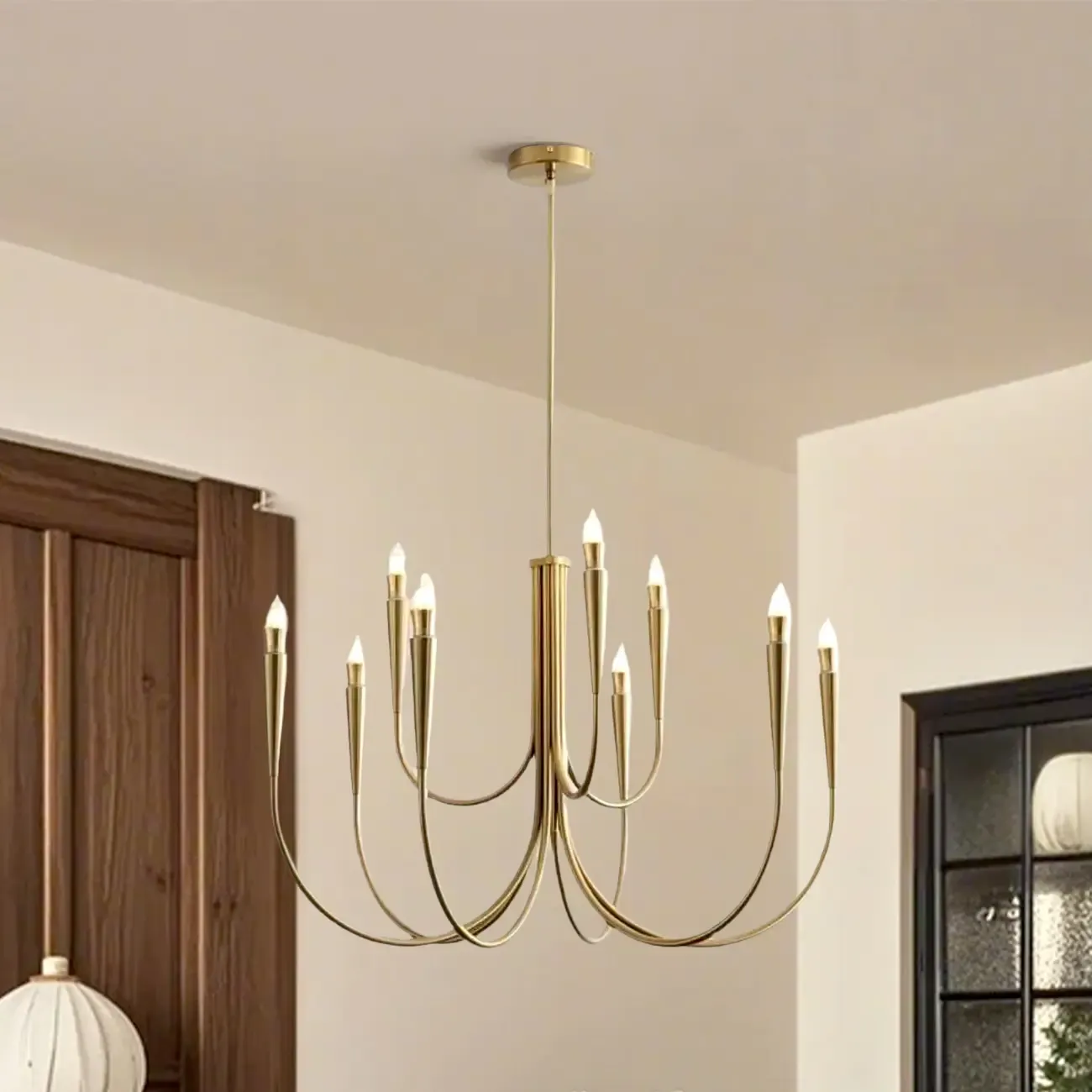 Mid-Century Branch Ceiling Chandelier with Adjustable Height Image - 9