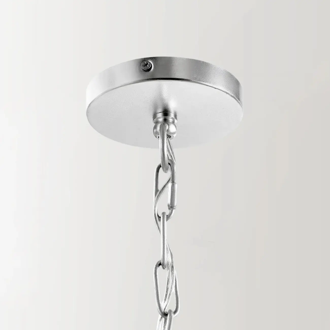 Modern Metal Silver Leaf Shape Pendant Light Image - 4 | homeyfad