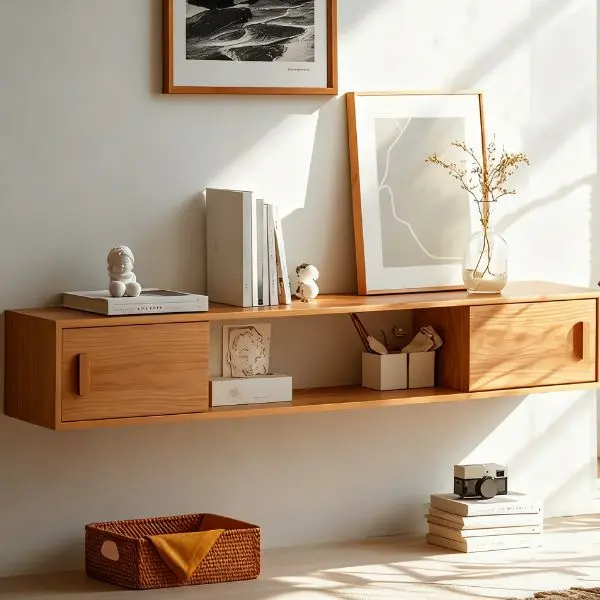 Floating TV Stand for Living Room