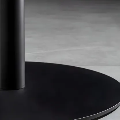 Contemporary Wooden Top Round Bar Table for Dining Image - 11