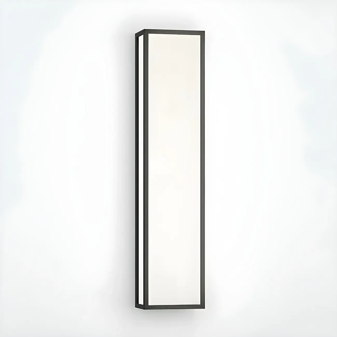Modern Metal Black Rectangle Wall Light for Outdoor Image - 7