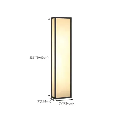 Modern Metal Black Rectangle Wall Light for Outdoor Image - 16