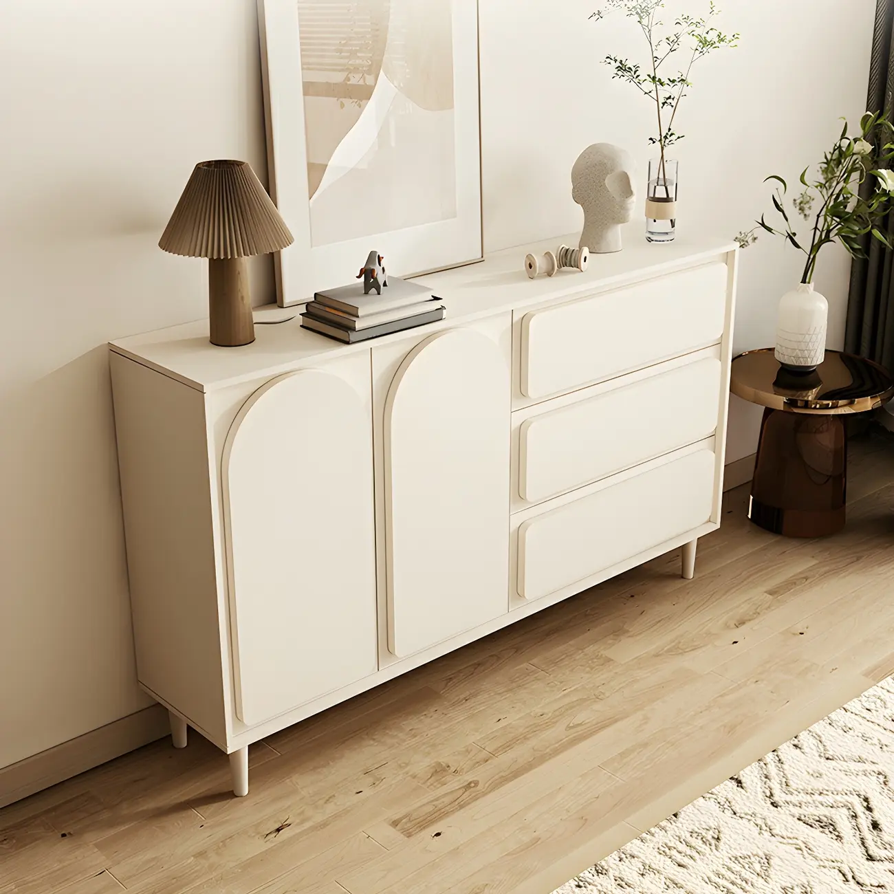Modern White Wood Dressers & Chests with Soft Close Drawers Image - 1 | homeyfad
