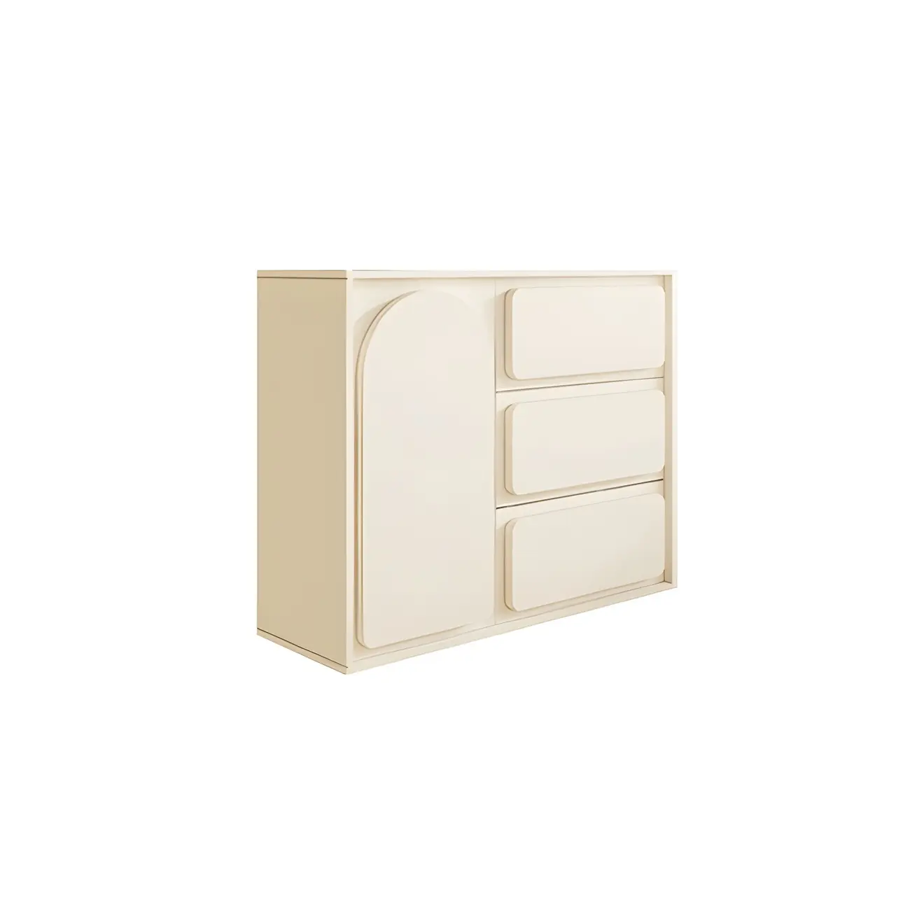 Modern White Wood Dressers & Chests with Soft Close Drawers Image - 9 | homeyfad