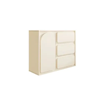 Modern White Wood Dressers & Chests with Soft Close Drawers Image - 9