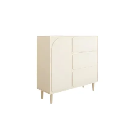 Modern White Wood Dressers & Chests with Soft Close Drawers Image - 10