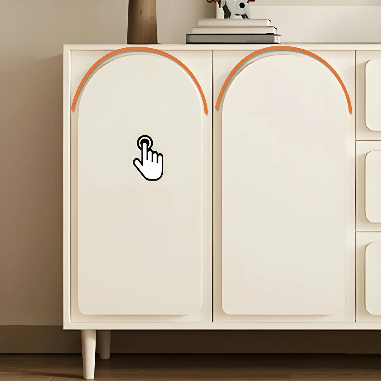 Modern White Wood Dressers & Chests with Soft Close Drawers Image - 12 | homeyfad