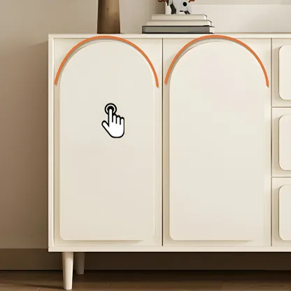Modern White Wood Dressers & Chests with Soft Close Drawers Image - 12