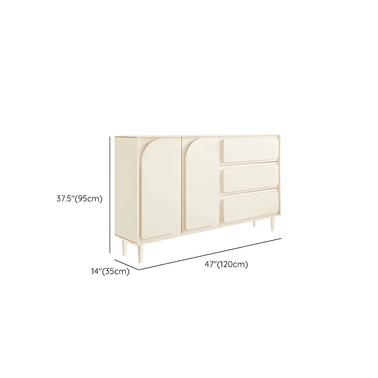 Modern White Wood Dressers & Chests with Soft Close Drawers Image - 16 | homeyfad