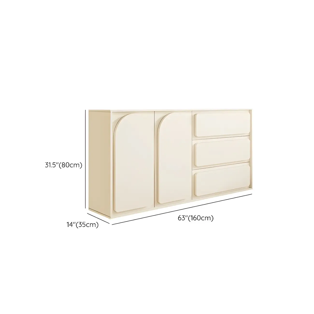 Modern White Wood Dressers & Chests with Soft Close Drawers Image - 22