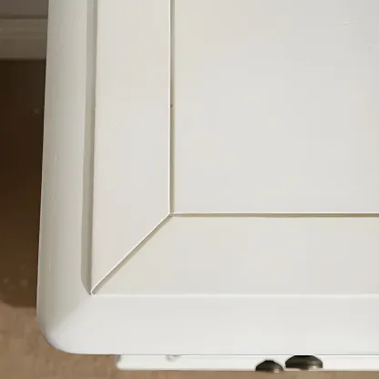 Classic White Wooden Dresser with 5-Drawers for Bedroom Use Image - 5