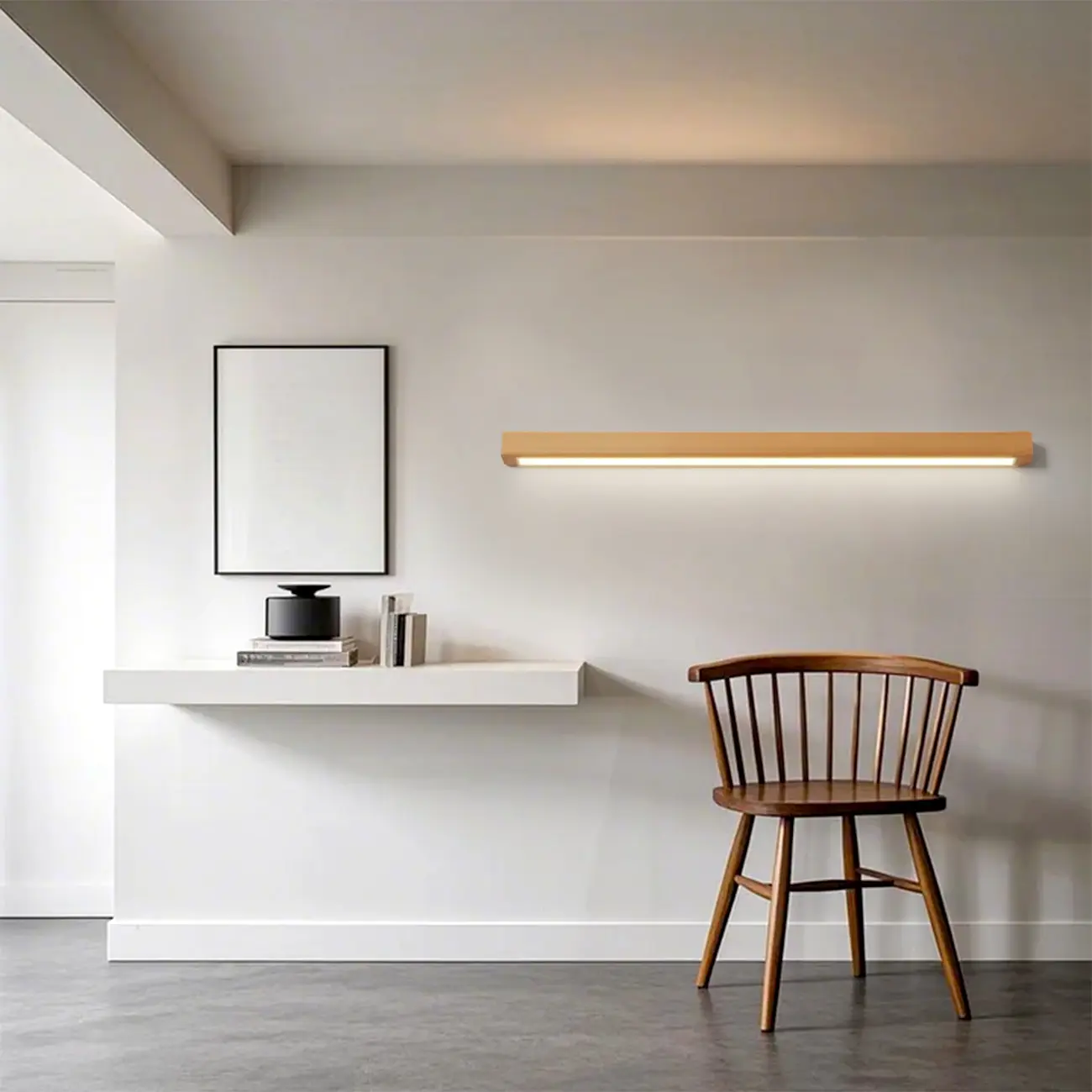 Modern Wood LED Bathroom Vanity Light 3-Gear Dimming Image - 7 | homeyfad