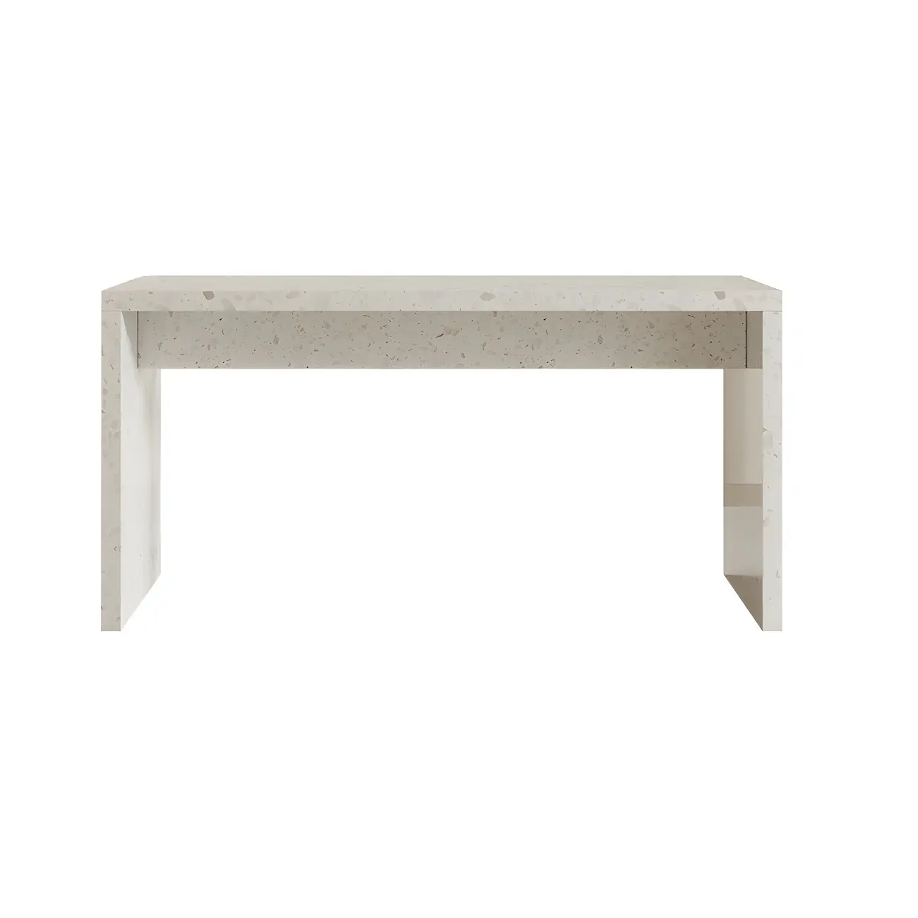 Modern White Stone Double Pedestal Bar Tables Image - 6 | homeyfad