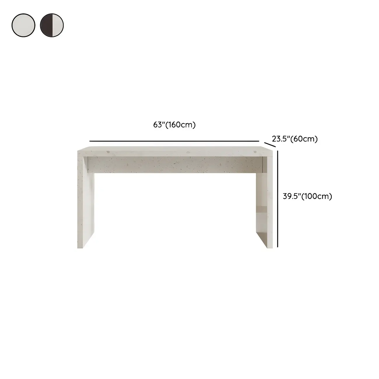 Modern White Stone Double Pedestal Bar Tables Image - 11 | homeyfad