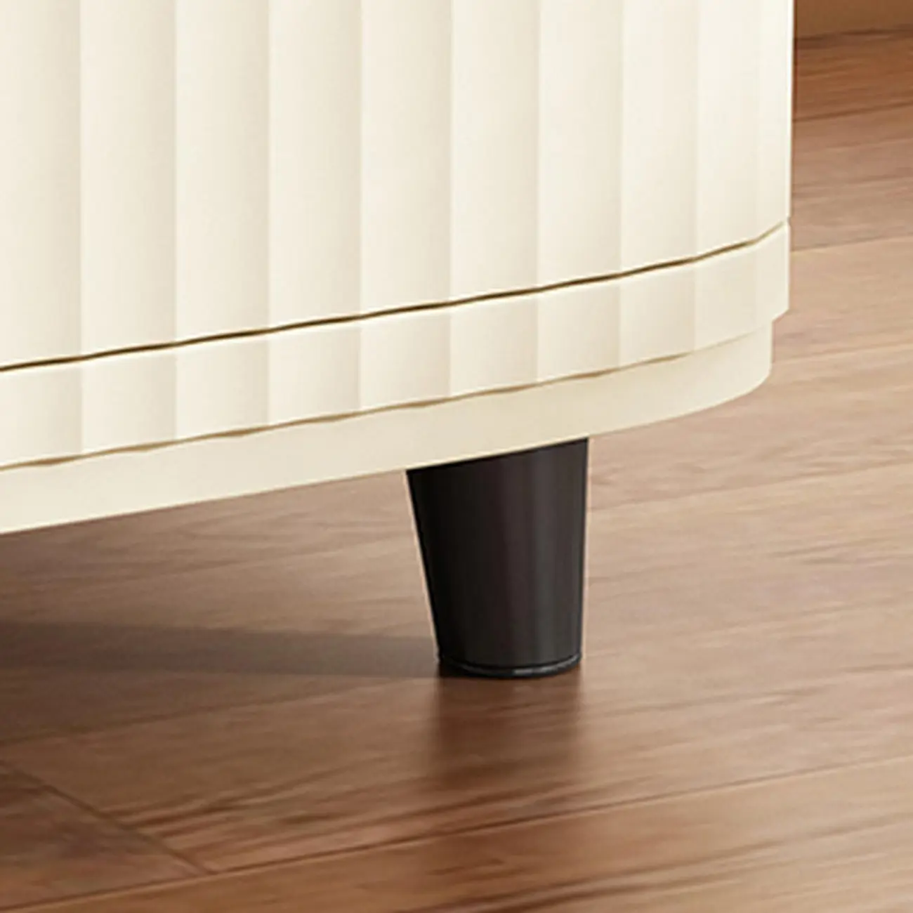 Modern Beige Bedside Table with Drawer Storage Nightstands Image - 20 | homeyfad