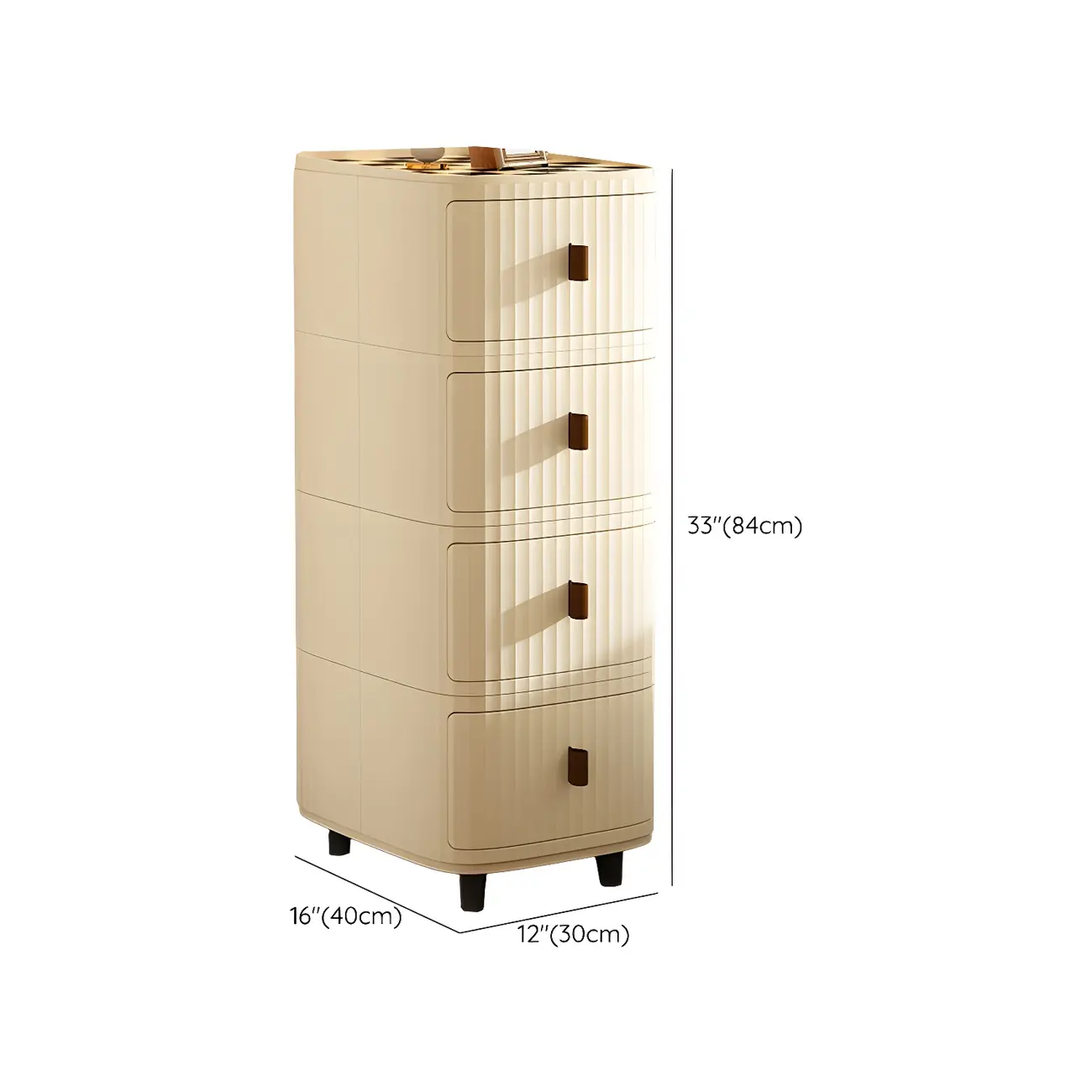 Modern Beige Bedside Table with Drawer Storage Nightstands Image - 37 | homeyfad