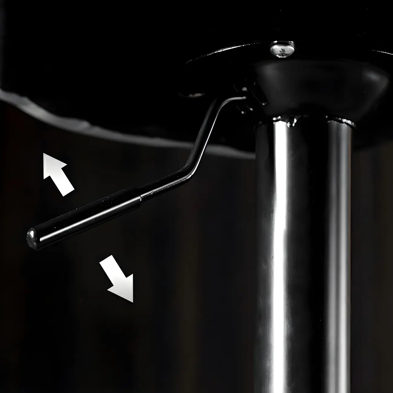 Adjustable Leather Low Back Swivel Bar Stool Image - 14 | homeyfad