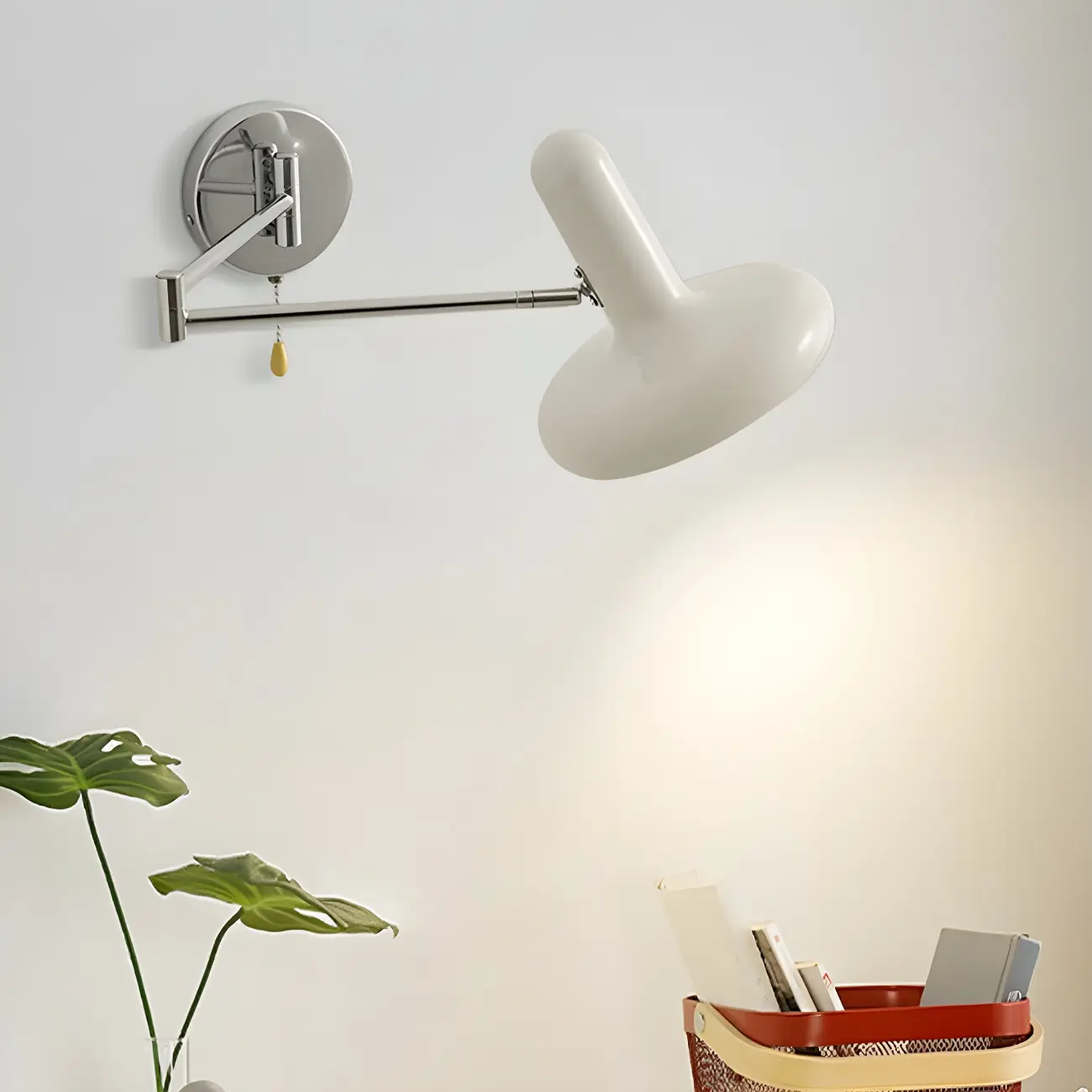 Industrial Metal Stylish Swing Arm Wall Light Image - 3 | homeyfad