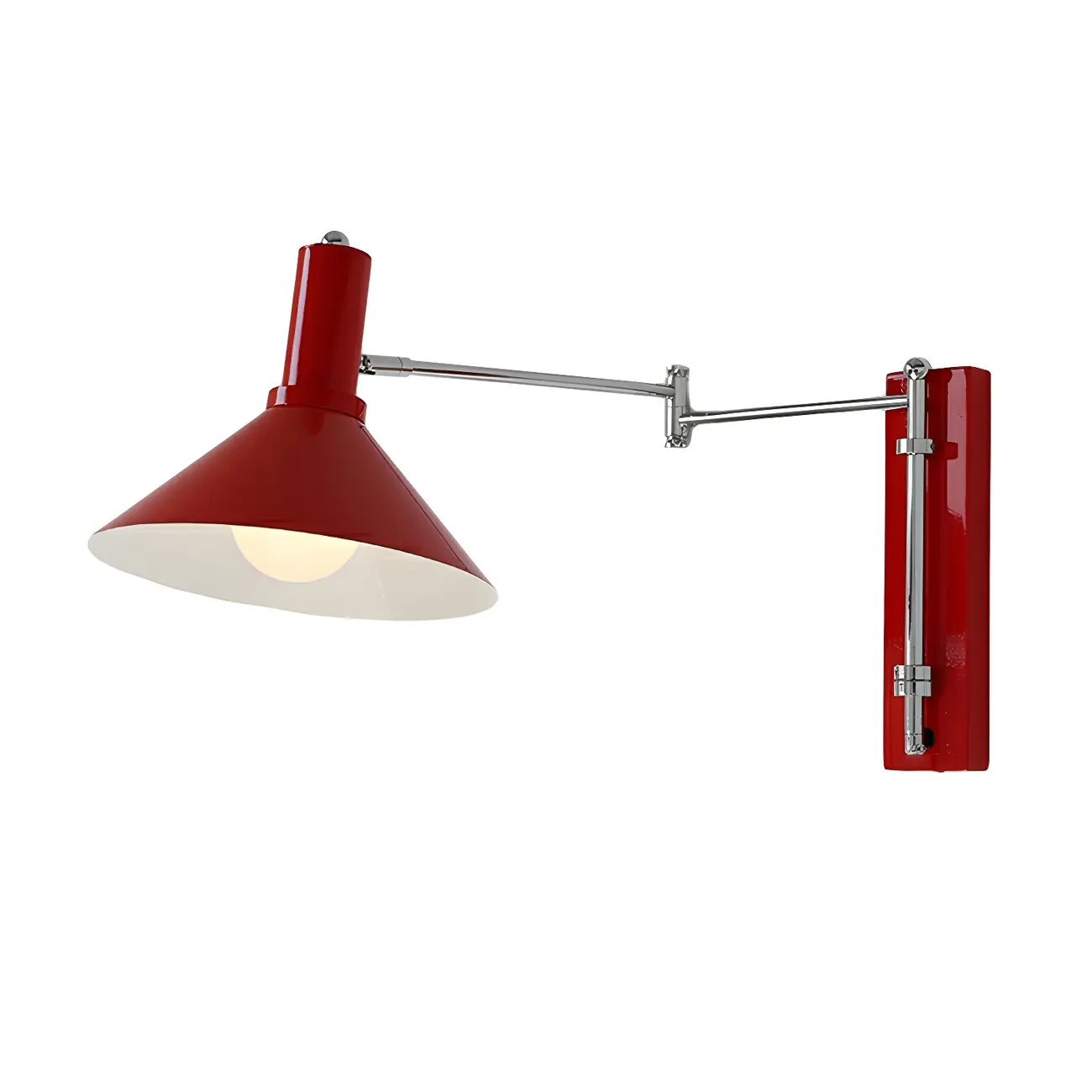 Industrial Metal Stylish Swing Arm Wall Light Image - 14 | homeyfad