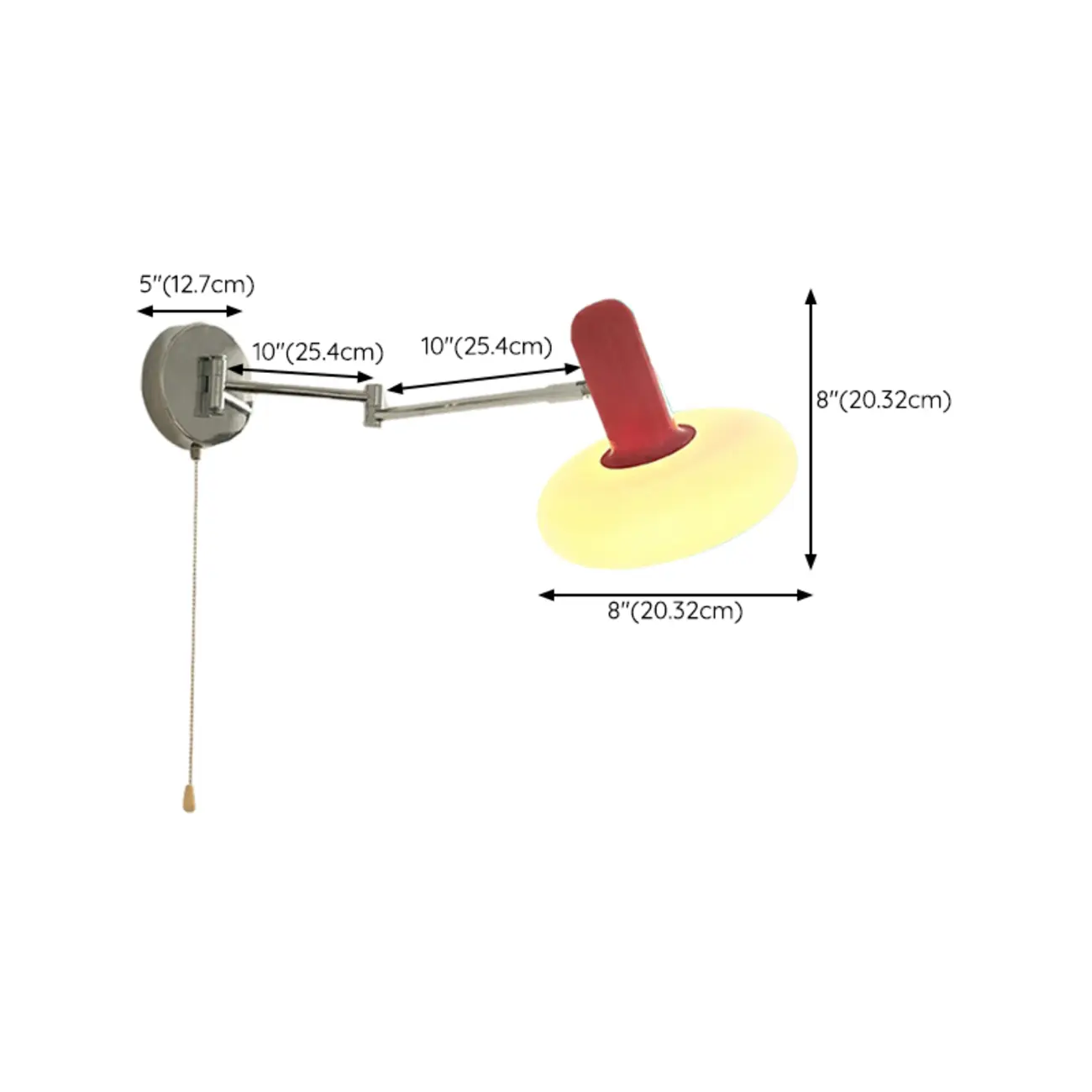 Industrial Metal Stylish Swing Arm Wall Light Image - 18 | homeyfad