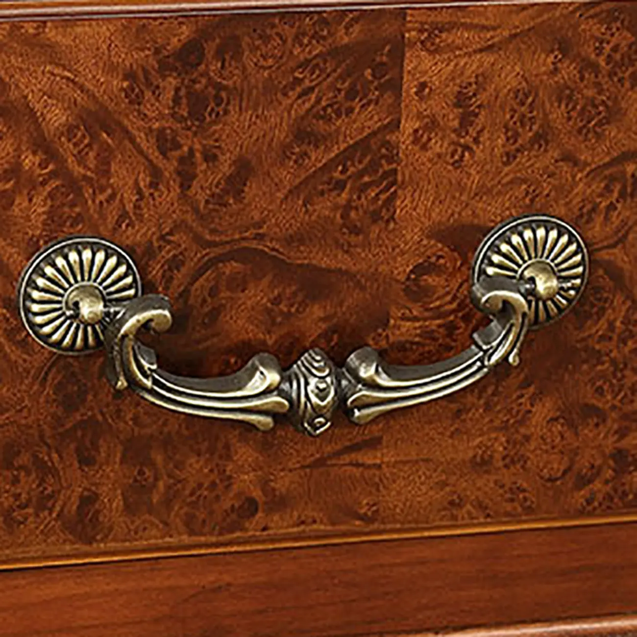 Traditional Solid Wood Brown Display Bookcase Image - 11 | homeyfad