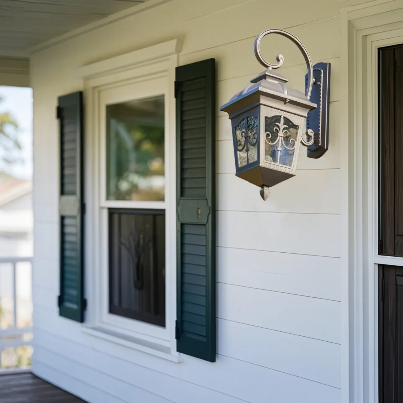 Vintage Aluminum Bronze Curved Arm Wall Light Image - 9 | homeyfad