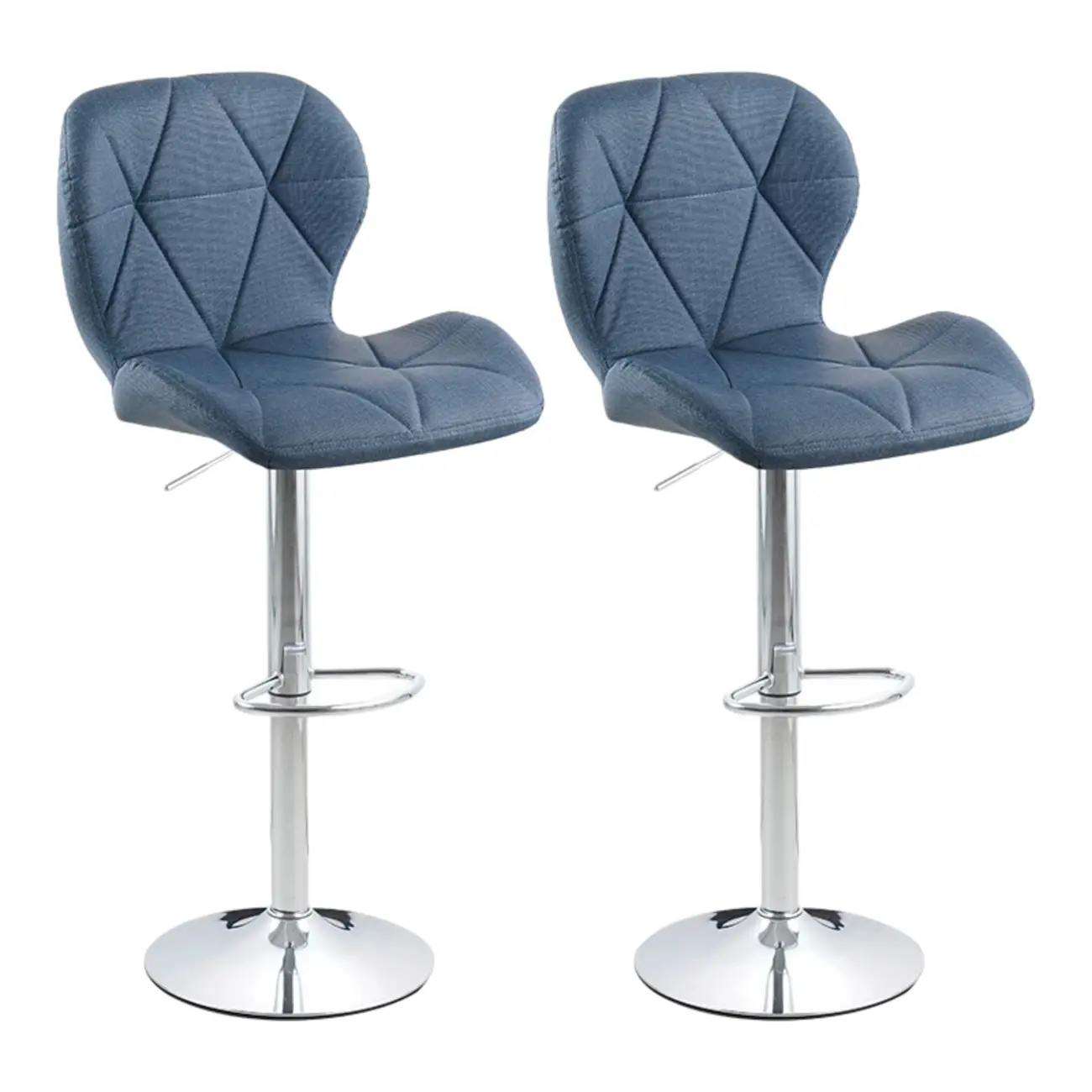 Bucket Swivel Armless Leather Adjustable Bar Stools Image - 14 | homeyfad