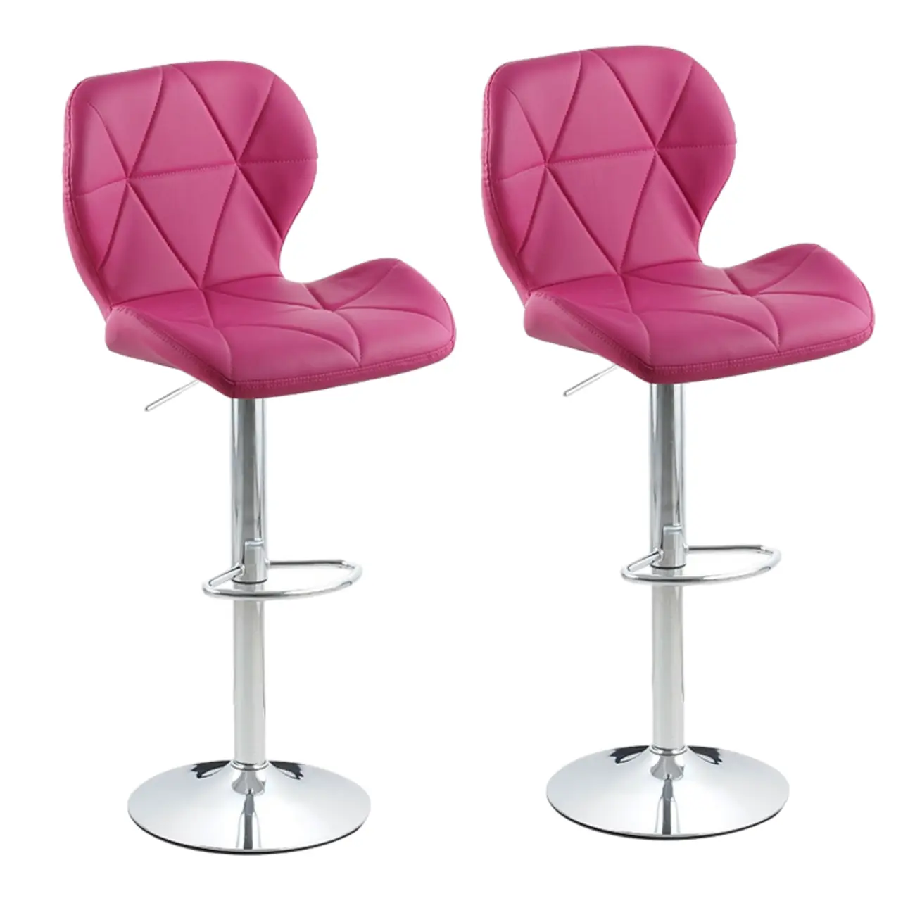 Bucket Swivel Armless Leather Adjustable Bar Stools Image - 21 | homeyfad