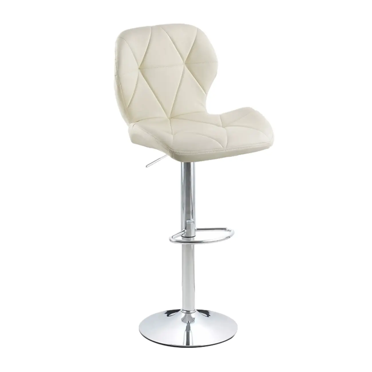 Bucket Swivel Armless Leather Adjustable Bar Stools Image - 45 | homeyfad