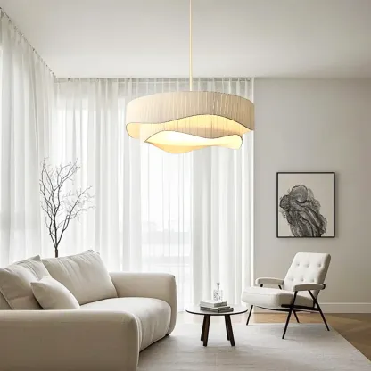 Modern Elegant 4-Light LED Chandelier with Irregular Design  Image - 3