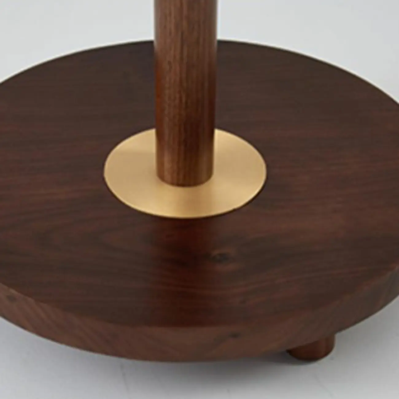 Elegant Metal Round Base Cone Fabric Shade Table Lamp Image - 6 | homeyfad