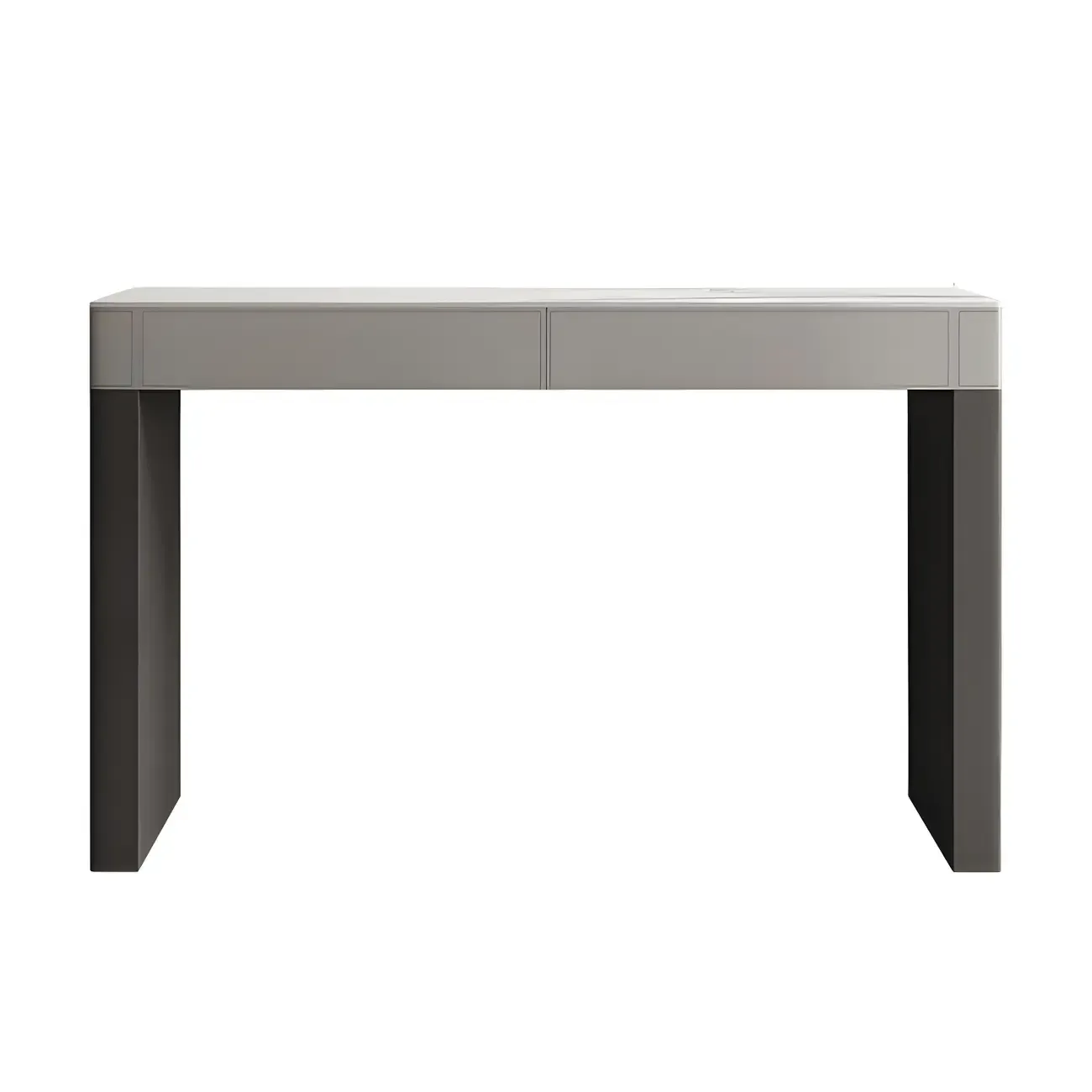 Modern Beige Orange Stone Top Wooden Drawer Bar Tables | HomeyFad