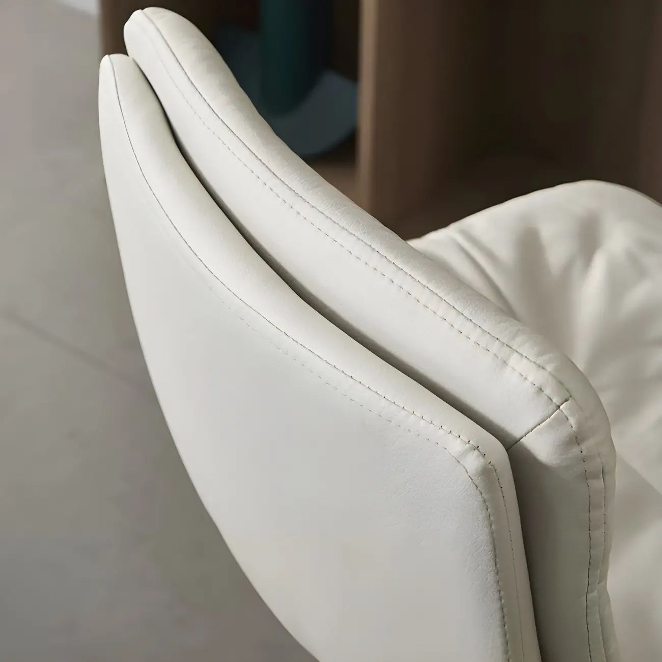 Modern Upholstered Swivel Bar Stools with Back for Kitchen Image - 11 | homeyfad