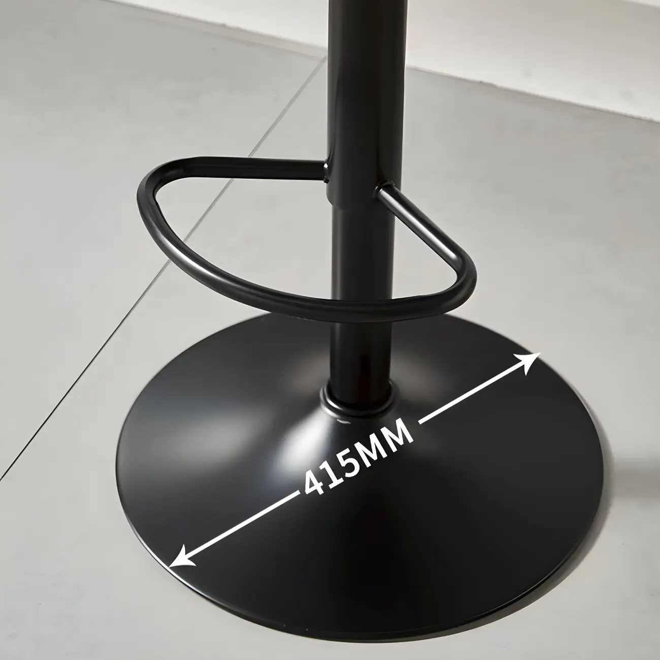 Modern Upholstered Swivel Bar Stools with Back for Kitchen Image - 15 | homeyfad