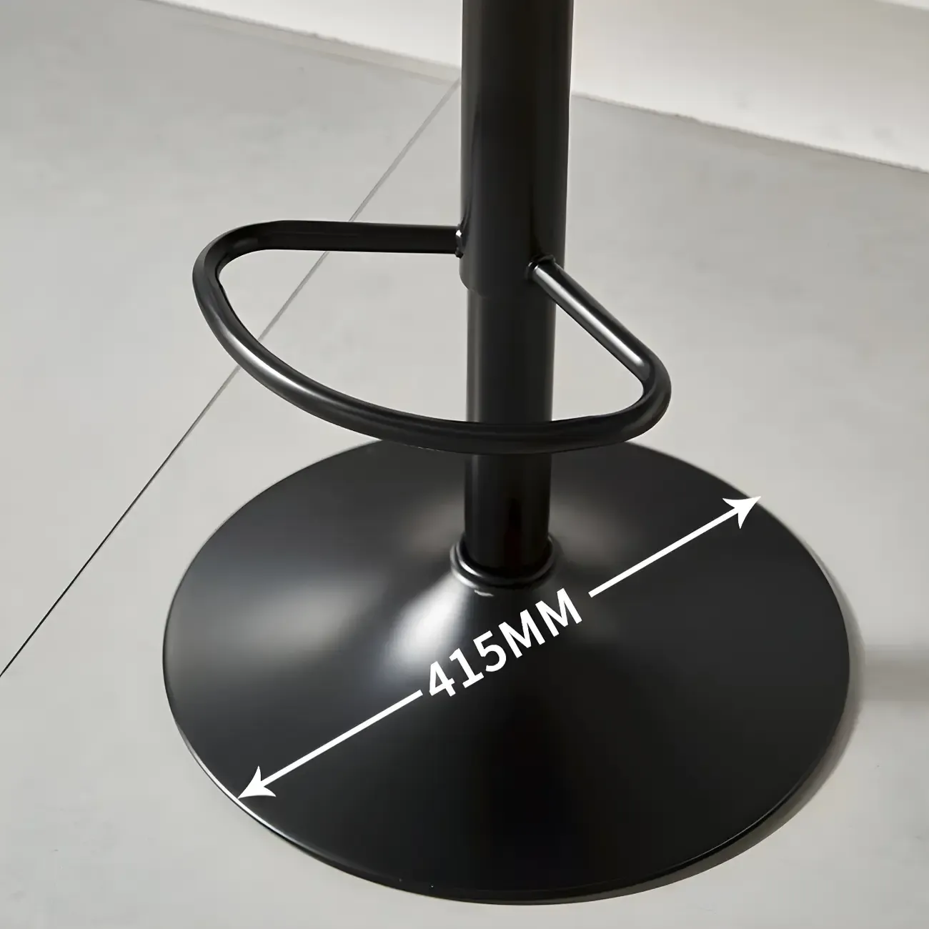 Modern Upholstered Swivel Bar Stools with Back for Kitchen Image - 15