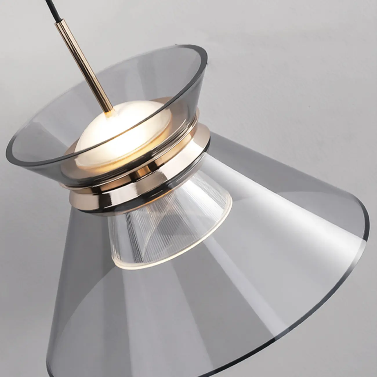 Modern Black Adjustable Tapered Pendant Light Image - 6 | homeyfad