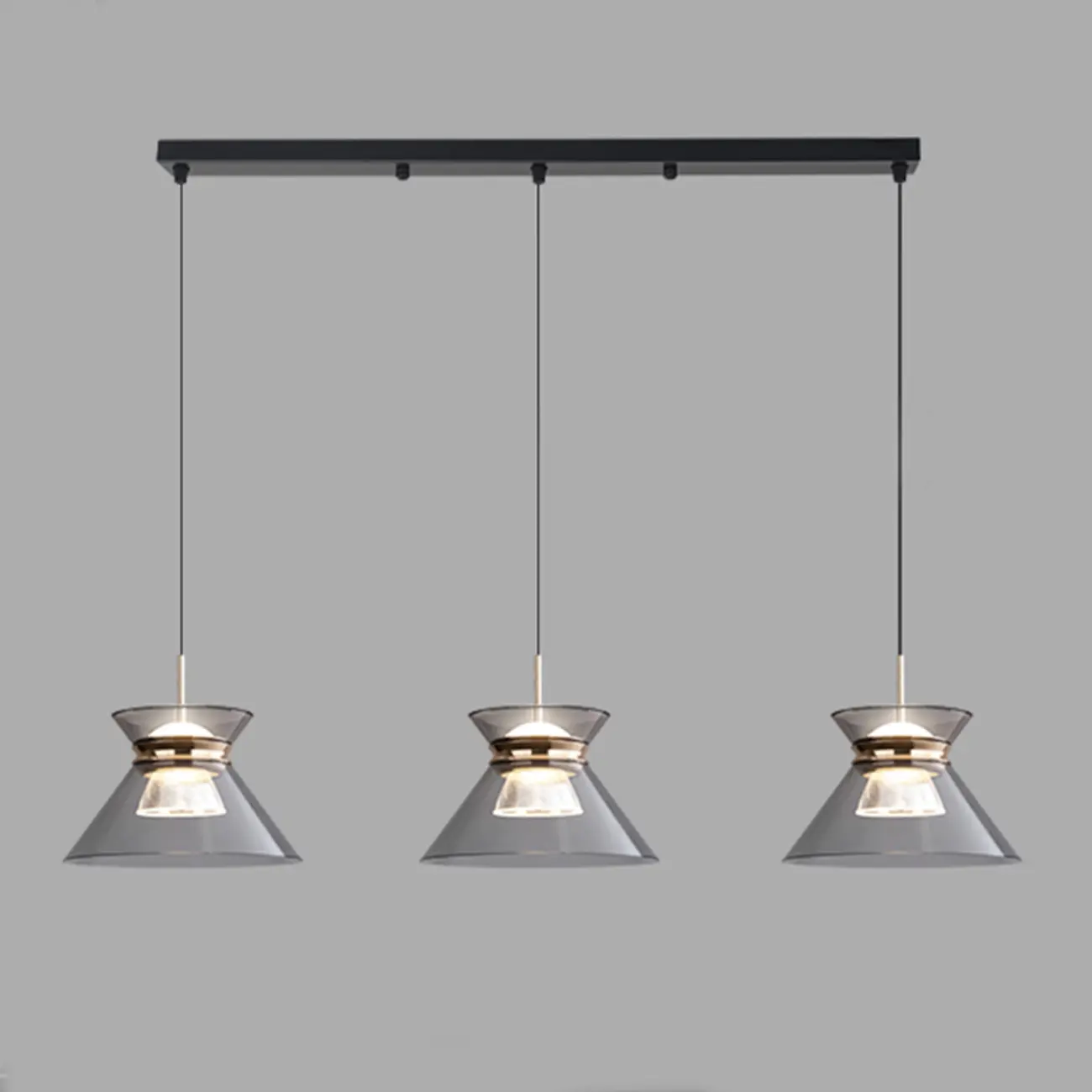 Modern Black Adjustable Tapered Pendant Light Image - 12 | homeyfad