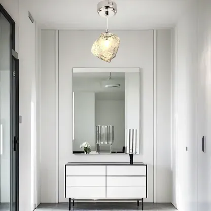 Irregular Cube Crystal Pendant Light for Modern Home Decor Image - 4