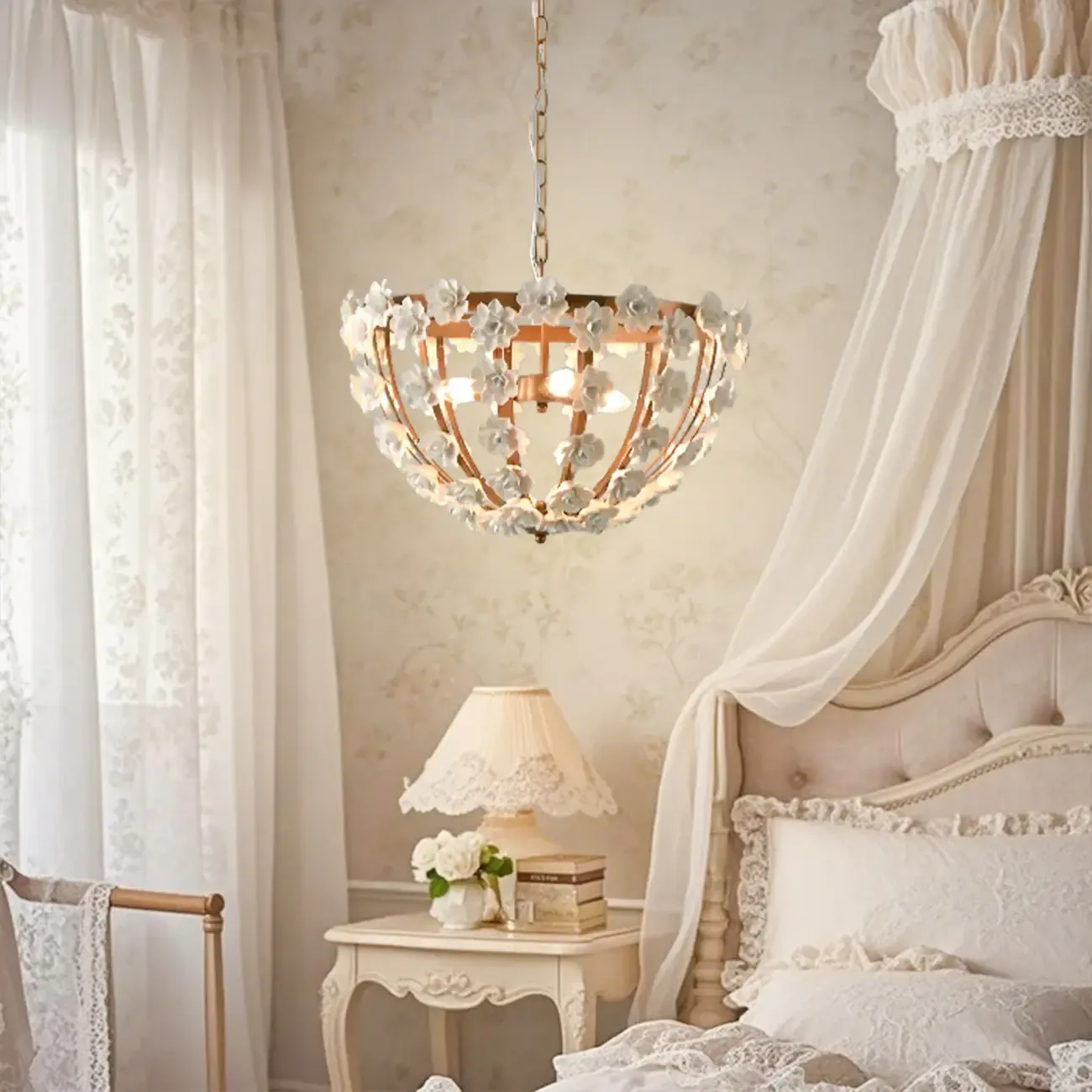 Modern Dome Ceramics Chandelier for Elegant Dining Room Image - 1