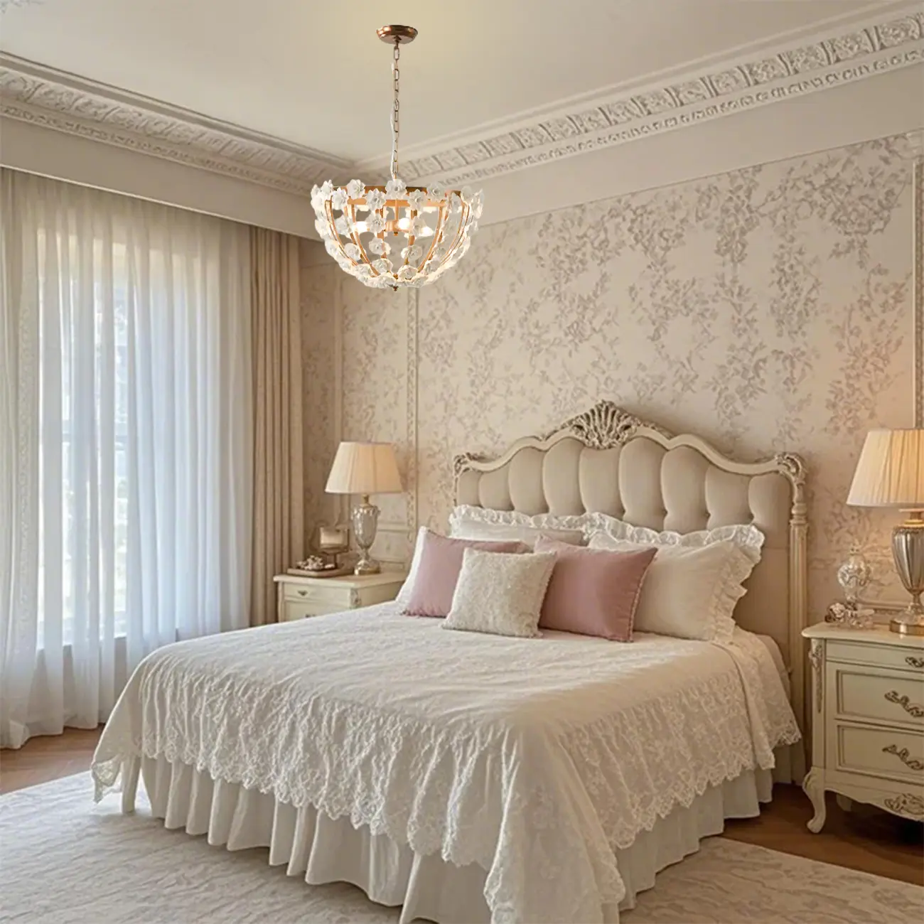  Modern Dome Ceramics Chandelier for Elegant Dining Room Image - 3 | homeyfad