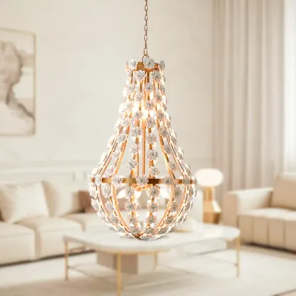  Modern Dome Ceramics Chandelier for Elegant Dining Room Image - 7