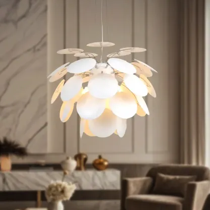 5 Tiers Modern Chandelier with Adjustable Metal Structure Image - 1